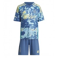 Camisa de Futebol Ajax Equipamento Secundário Infantil 2024-25 Manga Curta (+ Calças curtas)